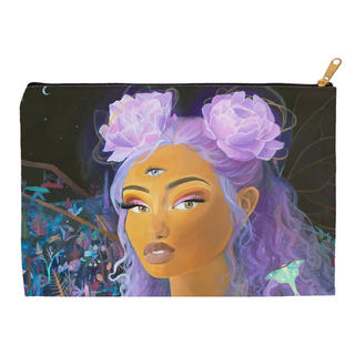 'Crowned' Zipper Pouch