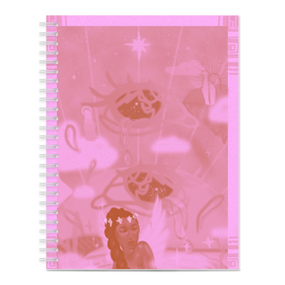 'Celestial Waters' (pink) Notebook