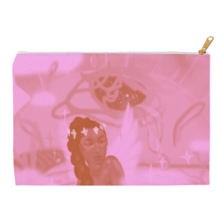 'Celestial Waters' (pink) Zipper Pouch