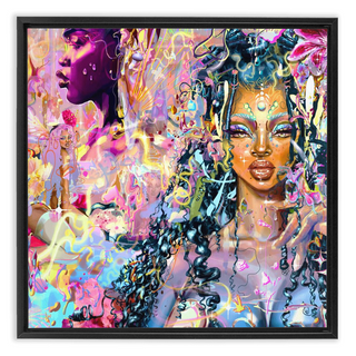 'Euphoria' Framed Canvas Print
