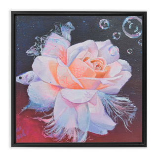'Rosefish' Framed Canvas Print