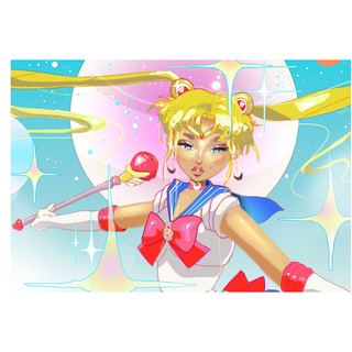 'Sailor Moon' Paper Print