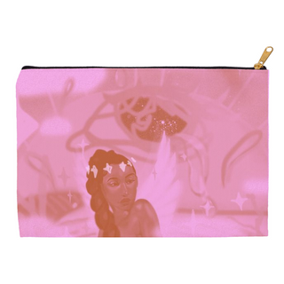 'Celestial Waters' (pink) Zipper Pouch