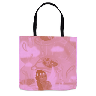 'Celestial Waters' Pink Tote Bag