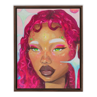 'Starfire' Framed Canvas Print