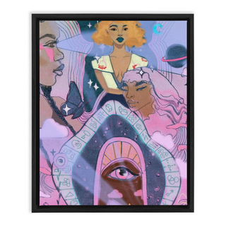 'Daydream' Framed Canvas Print