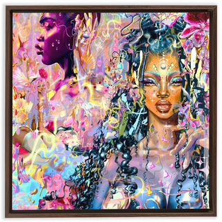 'Euphoria' Framed Canvas Print