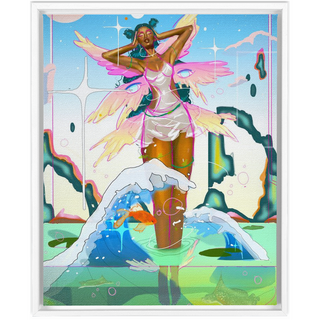 'Terra' Framed Canvas Print